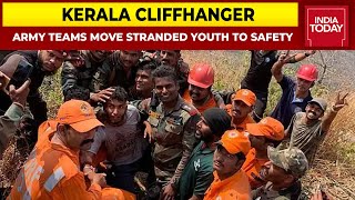 Kerala Cliffhanger Indian Army Rescues Trekker Trapped On Palakkad Mountain Face For Two Days [upl. by Luap255]