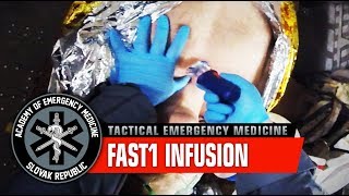 MEDEVAC exercise in Mi17 helicopter FAST1 intraosseous infusion  Czech Republic [upl. by Eidde]