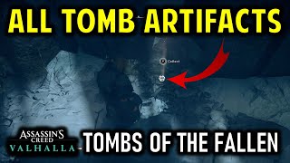 All Tomb Artifact Locations Boudicca Cassivellaunus amp Venutius  AC Valhalla Tombs of the Fallen [upl. by Jovi681]