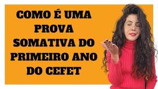 Prova Somativa CEFET 1º ano funções parte 2 [upl. by Lazar]