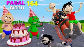 Pagal Bittu Sittu 164  Chirkut Ka Birthday  Happy Birthday Wala Cartoon  Bittu Sittu Toons [upl. by Nivlek]