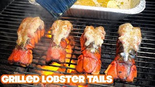 Grilled Lobster Tail Recipe with Garlic Butter 2018 [upl. by Cozmo]