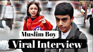 Muslim Boy Viral Interview In Turkey [upl. by Ailatan829]