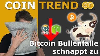 😱400 Bitcoin Bullenfalle schnappt zu ⬇️NEO amp Komodo 25  Litecoin [upl. by Eelan299]