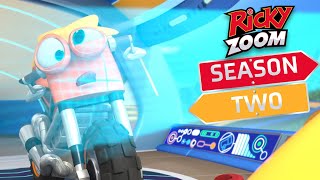 Troys New Toy ⚡️Season Two ⚡️ Motorcycle Cartoon  Ricky Zoom [upl. by Paryavi]