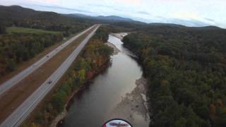 Flight to Campton along the Pemi River 00222MOV [upl. by Irelav]