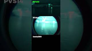 NVG30 vs PVS14 🌒 No IR Lighting ⛵ Kings Harbor Night Vision Test 1 shorts [upl. by Abbub]