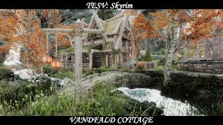 TESV Skyrim  Player Home Mod Vandfald Cottage [upl. by Bissell37]