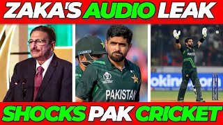 Zaka Ashraf AUDIO LEAK Shocks Pakistan Cricket Fraternity [upl. by Croydon327]