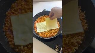 Buldak Carbonara ramen mukbang buldakramen koreanfood samyang ramennoodles [upl. by Tindall613]