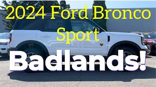 2024 Ford Bronco Sport Badlands Is the TOP TRIM Worth the Price [upl. by Urbannal]