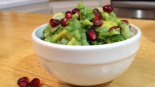 POMEGRANATE GUACAMOLE RECIPE [upl. by Nojid]