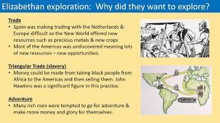 GCSE History  Elizabethan exploration 1 [upl. by Ladd]