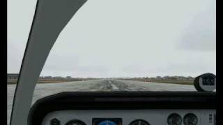 FS2004 Beech baron 58 takeoff  Nashville Intl Airport KBNA quotFlyNet Virtual Airlinesquot [upl. by Nommad]