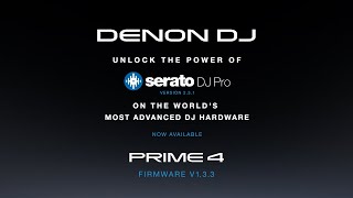 Control Serato DJ Pro with Denon DJ PRIME 4  Overview [upl. by Hamlin]