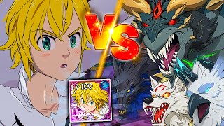 INCREDIBLE DEMON KING MELIODAS VS ALL DEMONIC BEAST BATTLES  Seven Deadly Sins Grand Cross [upl. by Groeg]