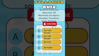 Syllogism Practice Questions 10  Syllogism Reasoning Tricks  Genius Gird Syllogism reasoning [upl. by Issak]