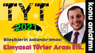 26 Kimyasal Türler Arası Etk  Bileşiklerin Adlandırılması  Ünite 3 9Sınıf TYT Kimya 2022 [upl. by Dumanian]