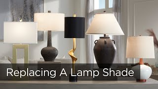 How to Measure a Lamp Shade  Replacing a Lamp Shade  Lamps Plus [upl. by Krahmer413]