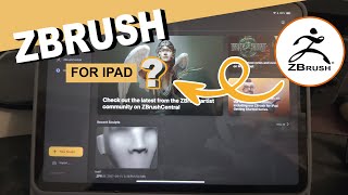 Zbrush for iPad 2024  First Impressions [upl. by Kameko]