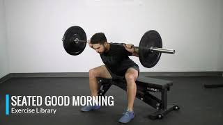 Seated Good Morning  OPEX Exercise Library [upl. by Pebrook]