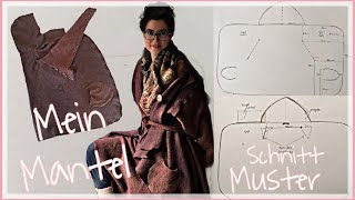 Winterjacke Schnittmuster  Mantel nähen Anleitung  DIY [upl. by Ellehs]