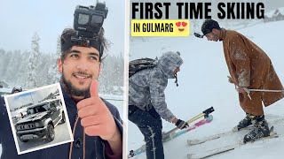 Worlds best ski resort gulmarg m skiing Karli😍😍Maza agaya🔥 5feet snow [upl. by Mathe]