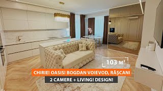 Apartament spre chirie 2 camereliving OASIS Râșcani str Bogdan Voievod  Acces Imobil [upl. by Nosydam]