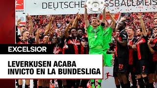 El Bayer Leverkusen es histórico acaba invicto en la Bundesliga [upl. by Delwin953]