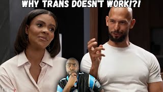 Andrew Tate and Candace Owens discuss the Trans community [upl. by Ahsiekan592]