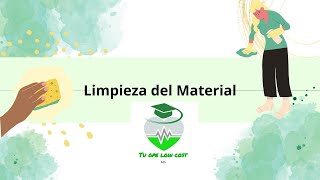 LIMPIEZA DEL MATERIAL OPOSICIONES SAS [upl. by Yenreit]