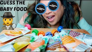 ASMR GUESS BABY FOOD FLAVORS  Face Peekaboo 먹방 whispering suellASMR [upl. by Leighton864]