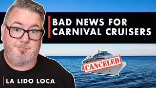 BREAKING CRUISE NEWS  CARNIVAL CANCELS 2022 CRUISES [upl. by Tselec967]