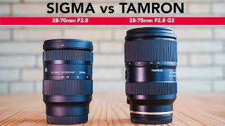 Canon 24 70mm F4 IS USM vs Tamron 2470mm F28 VC [upl. by Jos]