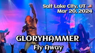 Gloryhammer  Fly Away The Metro Music Hall Salt Lake City UT 🇺🇸 March 20 2024 LIVE HDR 4K [upl. by Gnod678]