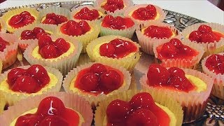 Bettys Cherry Cheesecake Cupcakes [upl. by Yakcm46]