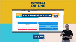 Tutorial da Matrícula Online [upl. by Oiramat163]