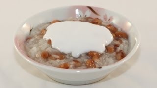 Rice Pudding with BlackEyed Peas Che Dau Trang [upl. by Hannad677]