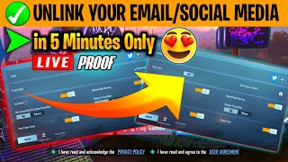 How To Unlink Email id in PUBG Mobile  UNLINK EMAIL ID FROM PUBG MOBILE [upl. by Straus]