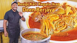 Kedai Mamak Pecah Rahsia Resepi Kari Kepala Ikan Pekat Melekat  Restoran Deen Berjaya PD [upl. by Refannej]