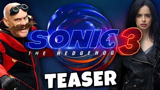 Sonic Movie 3 Teaser Trailer amp Full Cast Announcement [upl. by Tabatha]