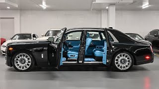 2022 RollsRoyce Phantom FULL BLUE Interior  Walkaround in 4k [upl. by Ahsert]