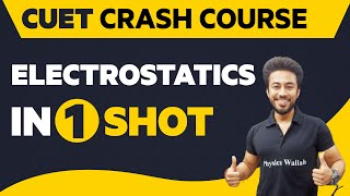 ELECTROSTATICS in 1 Shot  Physics  All Concepts amp Imp Questions  CUET Crash Course 2022 🔥 [upl. by Harriott593]