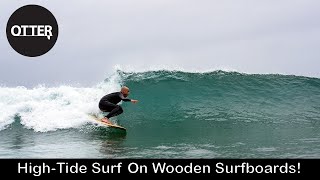 HighTide Surf On Wooden Surfboards [upl. by Adnylem412]