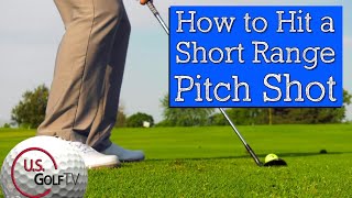 How to Hit Short Approach Shots with Different Trajectories Golf Wedge Swing [upl. by Knudson]