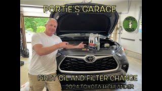 2024 Toyota Highlander  First Oil Change [upl. by Gayner]