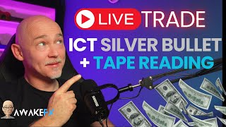 ICT Silver Bullet Strategy  BEST LIVE TRADE example on Euro Dollar 6E [upl. by Eiramait]