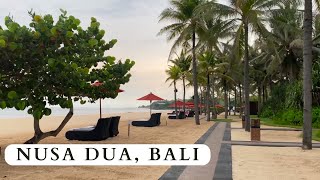 Discover the Beauty of Nusa Dua A Walking Tour of Balis Luxurious Beachfront Area [upl. by Refiffej]