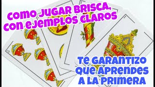 Como jugar brisca fácilmente  como jugar baraja española  Aprende a jugar baraja española facil [upl. by Gigi]