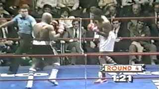 WOW WHAT A KNOCKOUT  Marvin Hagler vs Fulgencio Obelmejias II Full HD Highlights [upl. by Bristow]